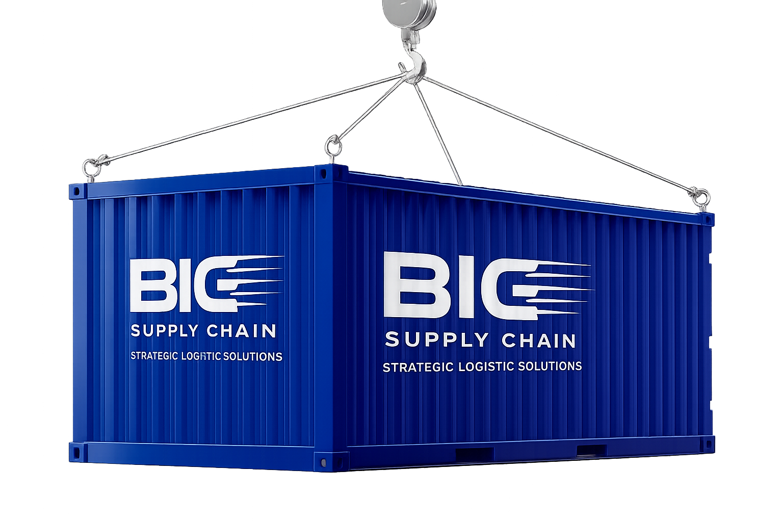 Брендований контейнер BIG Supply Chain на крані